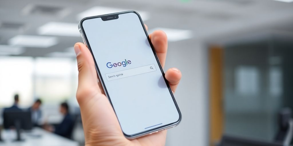 Close-up of a hand holding a smartphone.